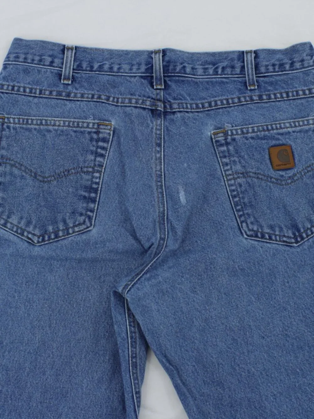 Vintage Carhartt Classic Relaxed Fit Straight Leg Jeans‎ - Blue Denim - Size W36